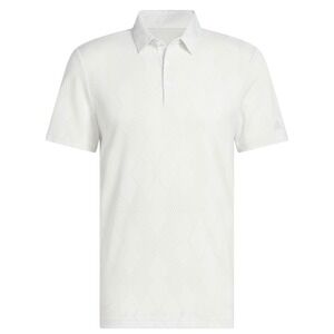 Adidas Mens Ultimate365 Micro Texture White Diamond Golf Polo Shirt Sx Large $70